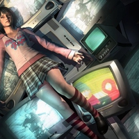 3D and fantasy girl