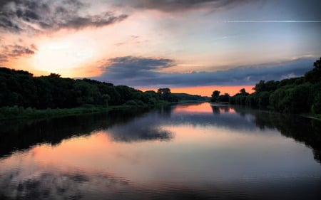 Forces of nature - sky, sunset, landscape