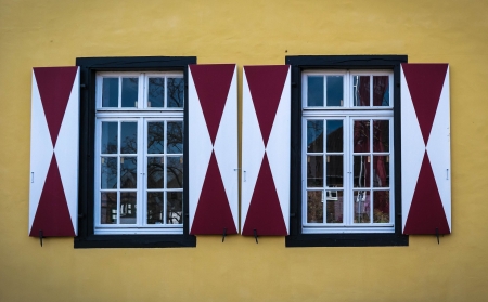 Window - Window, Red, Yellow, Architecture, White