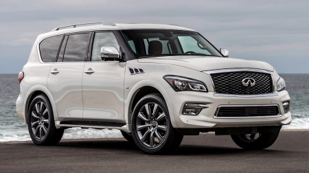 Infiniti-QX80 - Car, white, QX80, Infiniti