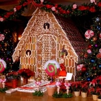 Dine Inside Of A Gingerbread House