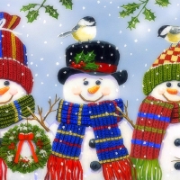 Snowman Trio