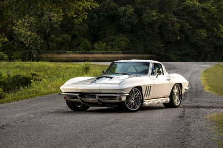 Corvette 1965 - white, classic, vette, gm