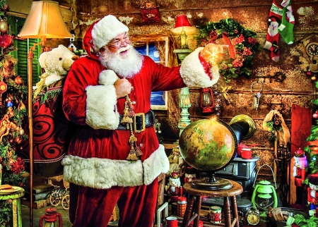 Santa's Magic FC - December, holiday, occasion, beautiful, photography, photo, Christmas, wide screen