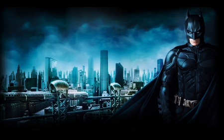 batman - city, superhero, batman, gotham