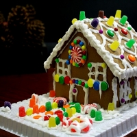 Gingerbread House With Gumdrops