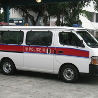 hong kong police dog van