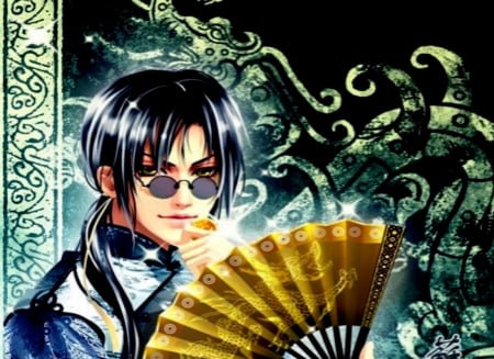 Hand Fan - men, hand, anime, fan