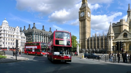 Sightseeing London - London, Big Ben, Bus, Sightseeing, UK, City