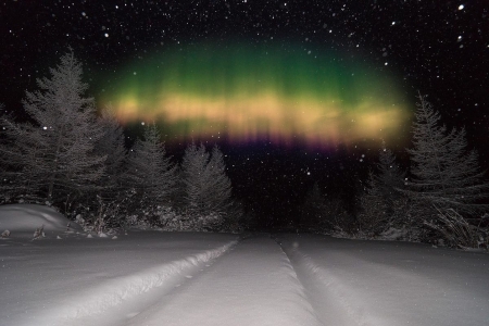 Magical of aurora - aurora, winter, nature, amazing