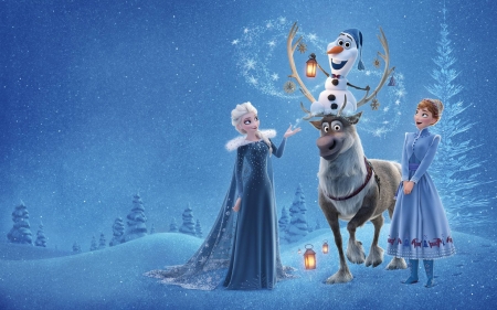 Olaf's Frozen Adventure - entertainment, cool, olafs frozen adventure, funny, movies