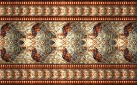 Fractal - abstract, digital art, fractal, brown