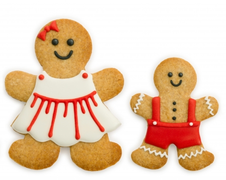 Merry Christmas! - cookie, sweet, craciun, food, couple, christmas, gingerbread