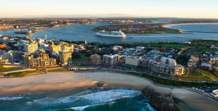 newcastle - city, beach, house, newcastle