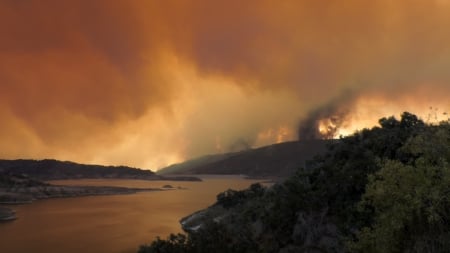 Thomas Fire - entropy, claifornia fires, thomas fire, socal