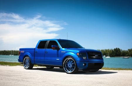 2015-Ford-F-150 - tint, ford, blue, truck