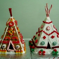 Gingerbread Tipi Village