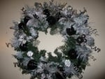 Black and Silver Wreath