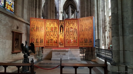 Inside Of The Cologne Cathedral Religious Architecture