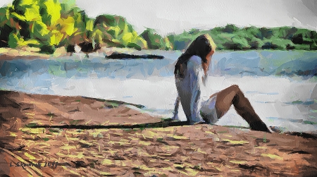 Girl on Beach