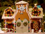 Gingerbread House With Double Doors