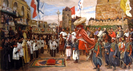 Pape a Jerusalem - pictura, people, james tissot, painting, pape a jerusalem, man, art