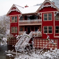 Gingerbread House In Utah USA