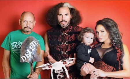 Woken Matt Hardy, Senor Benjamin, King Maxell, Vanguard 1, and Reby - entertainment, fun, cool, tv series, wwe