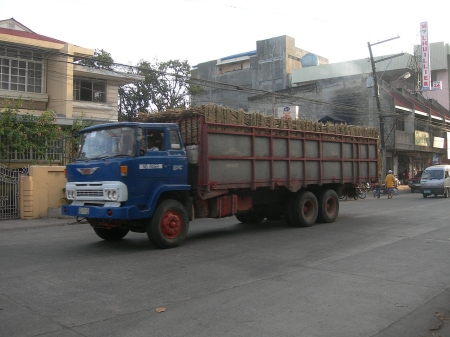 sugar cane truck - truck, cane, philippines, sugar