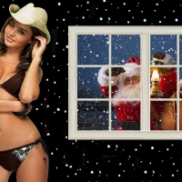 Santa Likes Cowgirls . .