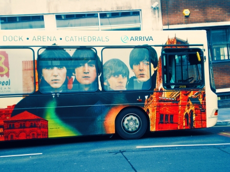 Beatles - Bus - Liverpool - Liverpool, Bus, Band, Beatles, Transport