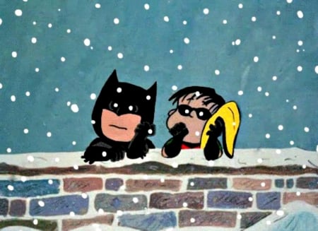 Batman And Batboy - Batboy, Snow, Batman, Mask, Abstract