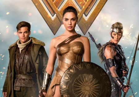 Wonder Woman (2017) - wonder woman, actress, movie, girl, poster, robin wright, chris pine, man, actor, gal gadot