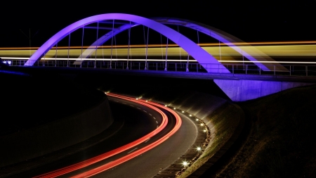 Light Trails Bridge