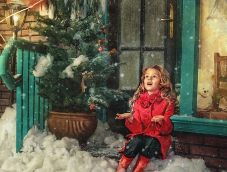 christmas child - christmas, santa, weihnacht, winter