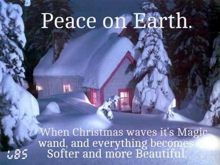 christmas wishes - christmas, snow, santa, winter