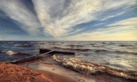 Magical Sky - cloud, sea, ocean, nature