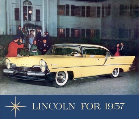 LINCOLN 57 - lincoln, ford, cars, retro