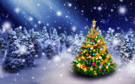 Christmas tree - fun, entertainment, cool, holiday, tree, christmas