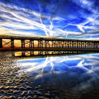 Ocean Pier at Sunset