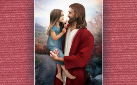 Jesus and Girl - christ, love, jesus, girl