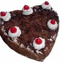 Heart Black Forest Cake