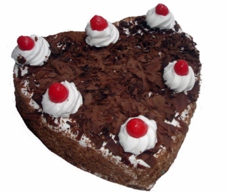 Heart Black Forest Cake - Forest, Cake, Heart, Black