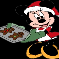 Minnie Making Gingerbread