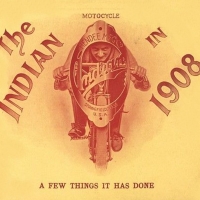 1908 Indian motorcycle cover art