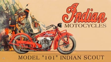 Indian Model 101 scout ad - Indian Motorcycles, Indian Motorcycle Desktop Background, Indian Motorcycle logo, Indian advertising, Vintage Indian Motorcycle advertising, Indian Motorcycle Wallpaper, Indian Motorcycle Background