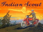 Indian Scout ad art