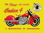 Indian 4 deluxe sign