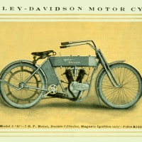 1909 Vintage Harley art
