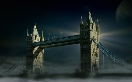 tower bridge - england, bridge, london, tower